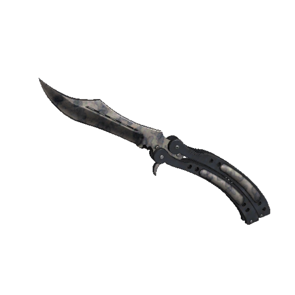 Butterfly Knife | Stained (Well-Worn) Butterfly Knife | Stained (Well-Worn)