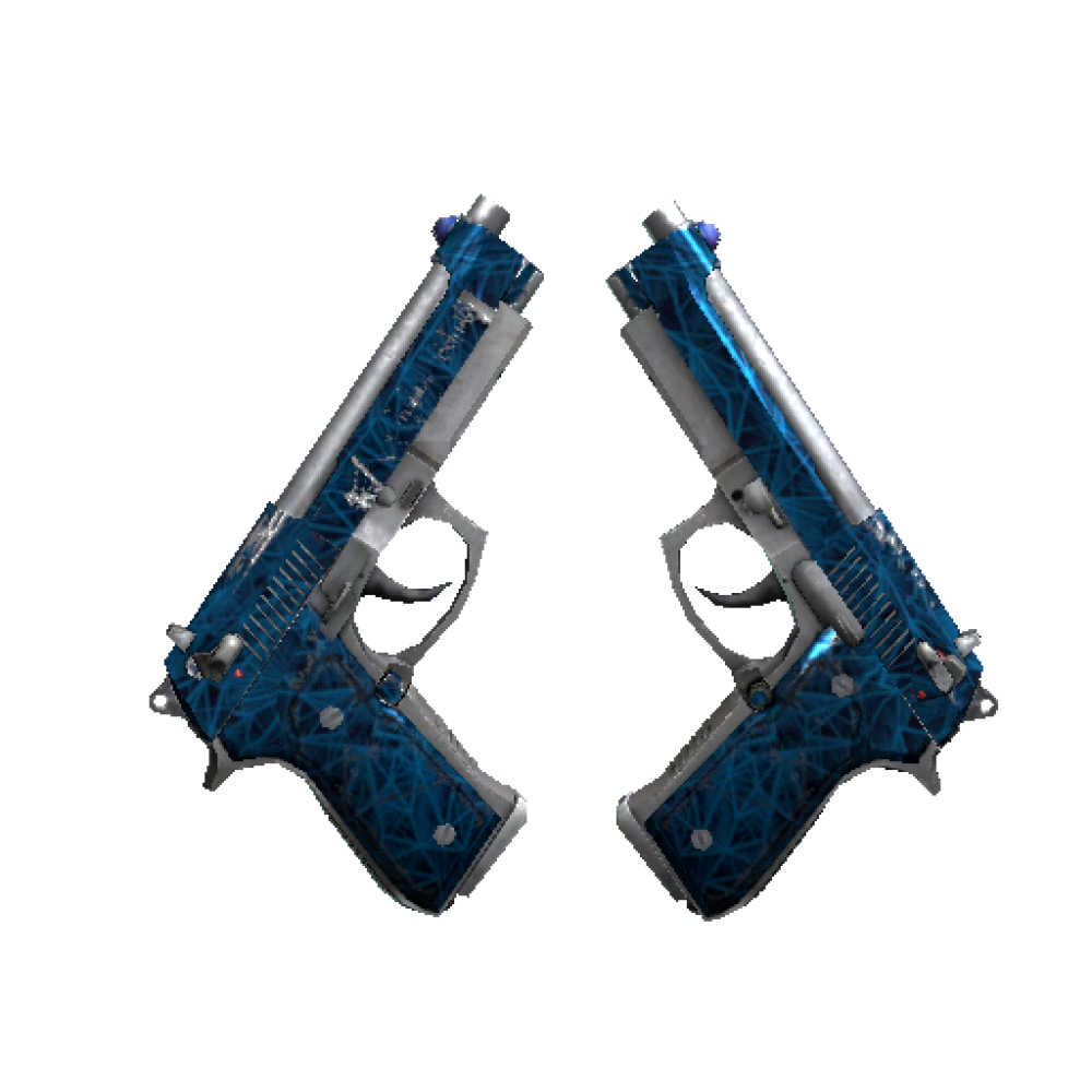Dual Berettas | Cobalt Quartz (Field-Tested) Dual Berettas | Cobalt Quartz (Field-Tested)
