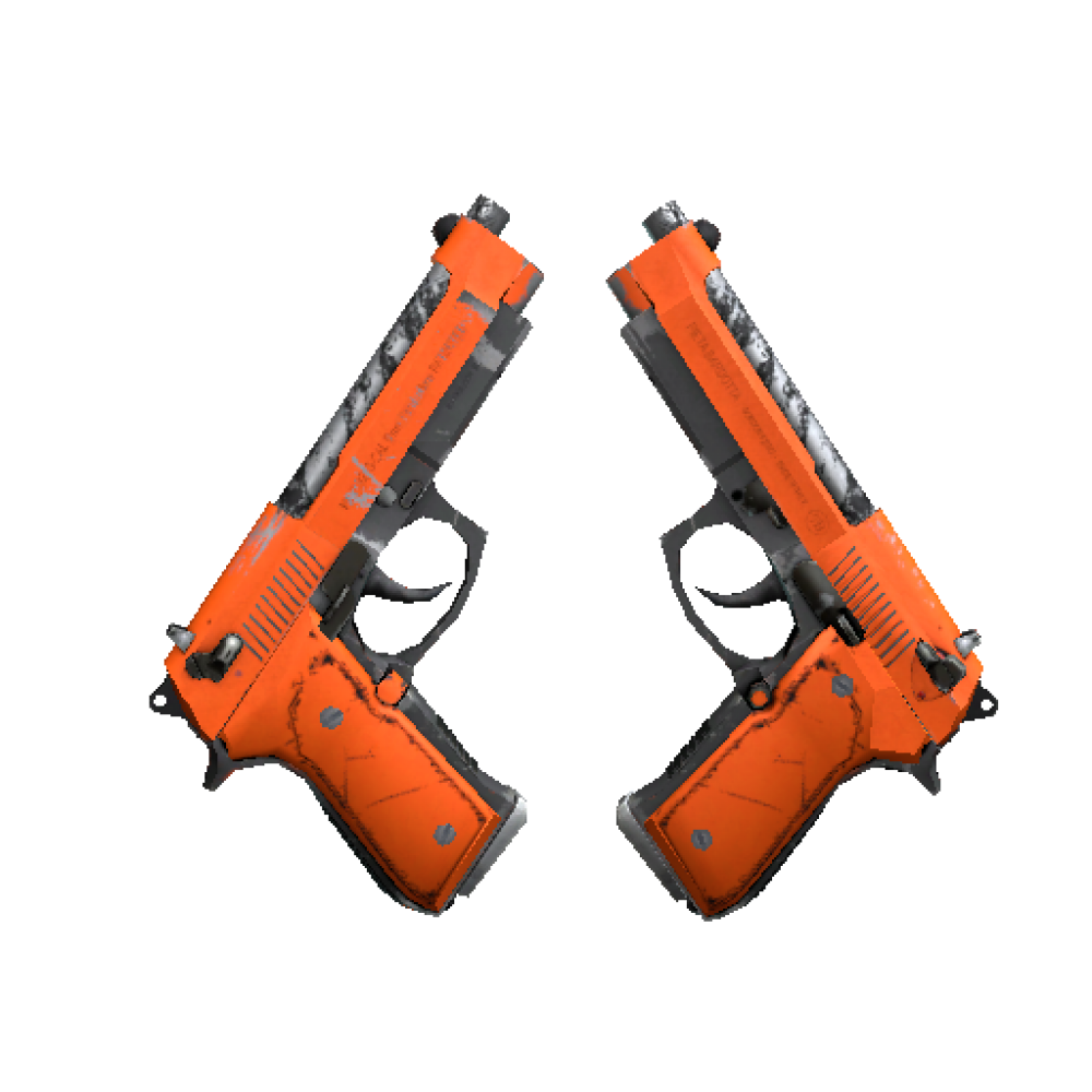 Dual Berettas | Demolition (Well-Worn) Dual Berettas | Demolition (Well-Worn)