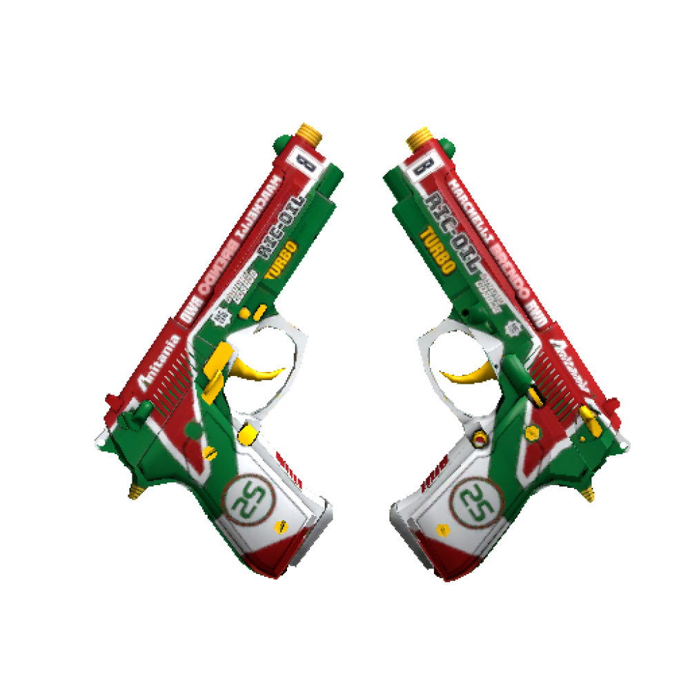 Dual Berettas | Twin Turbo (Minimal Wear) Dual Berettas | Twin Turbo (Minimal Wear)