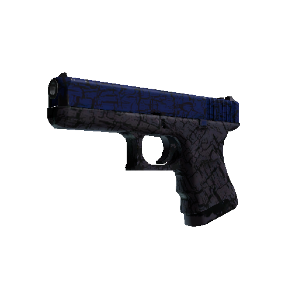Glock-18 | Blue Fissure (Well-Worn) Glock-18 | Blue Fissure (Well-Worn)