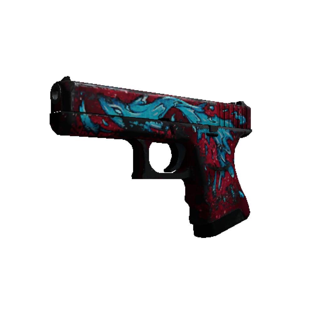 Glock-18 | Water Elemental (Battle Scarred) Glock-18 | Water Elemental (Battle Scarred)