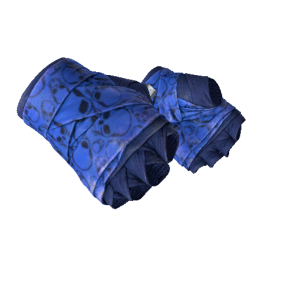 Hand Wraps | Cobalt Skulls (Well-Worn)