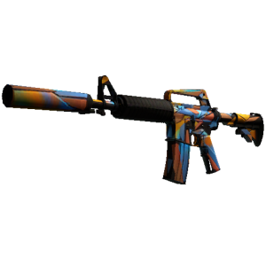 M4A1-S | Leaded Glass (Well-Worn)