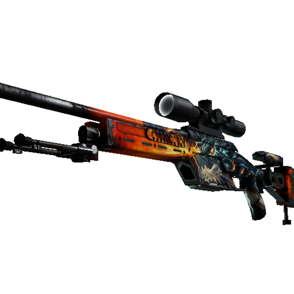 SSG 08 | Dragonfire (Well-Worn) SSG 08 | Dragonfire (Well-Worn)