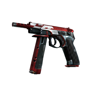 StatTrak™ CZ75-Auto | Red Astor (Well-Worn)