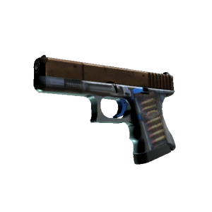 StatTrak™ Glock-18 | Clear Polymer (Battle-Scarred)