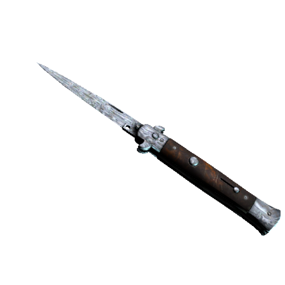 StatTrak™ Stiletto Knife | Damascus Steel (Field-Tested) StatTrak™ Stiletto Knife | Damascus Steel (Field-Tested)