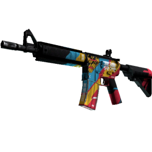 Stattrak ™ M4A4 | Cyber Security (Well-Worn)
