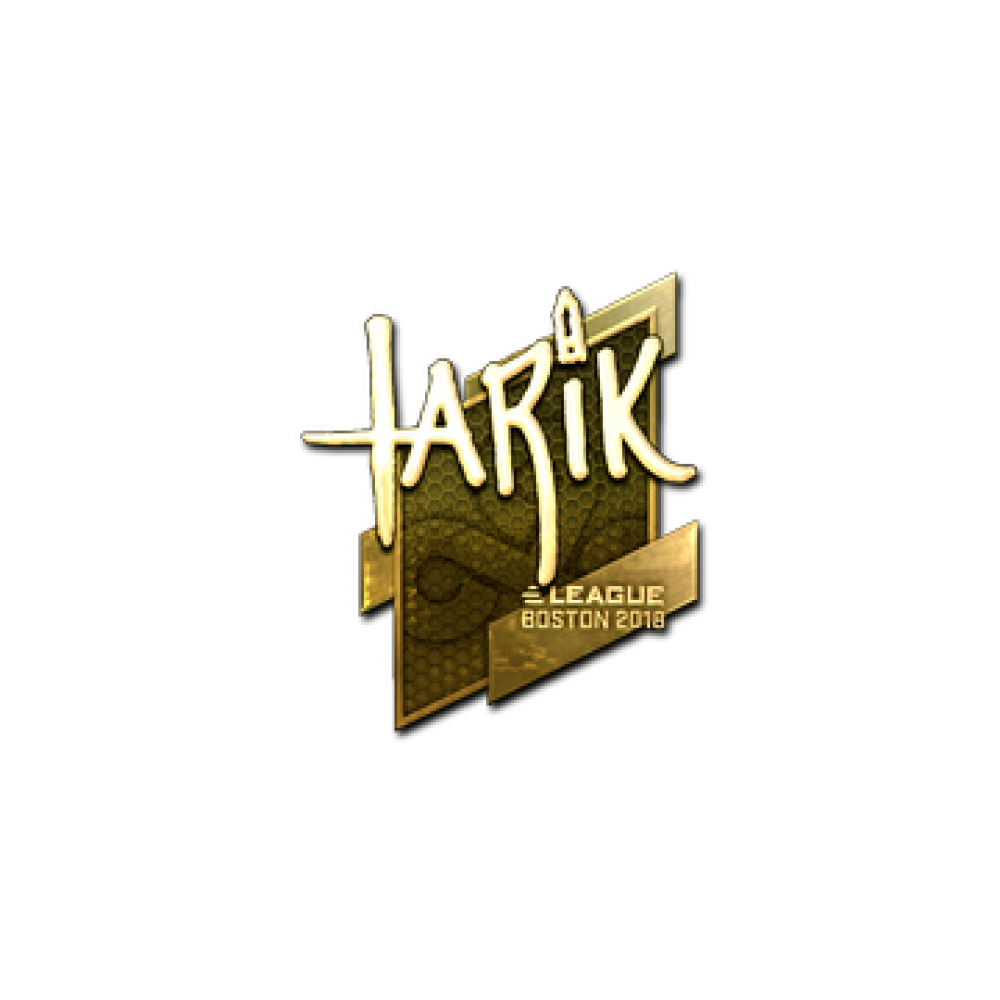Sticker | tarik (Gold) | Boston 2018 Sticker | tarik (Gold) | Boston 2018